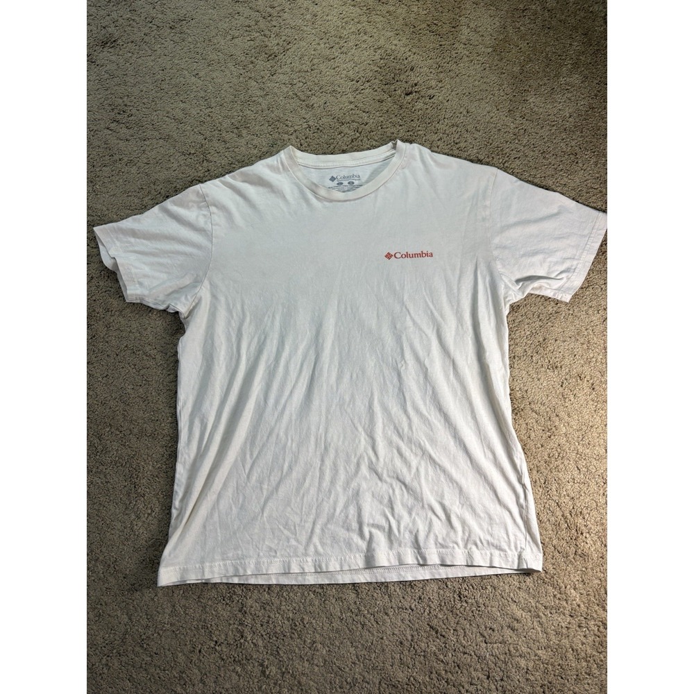 Columbia Shirt Men Large Preserve Conserve Protect Graphic Tshirt Lightweight